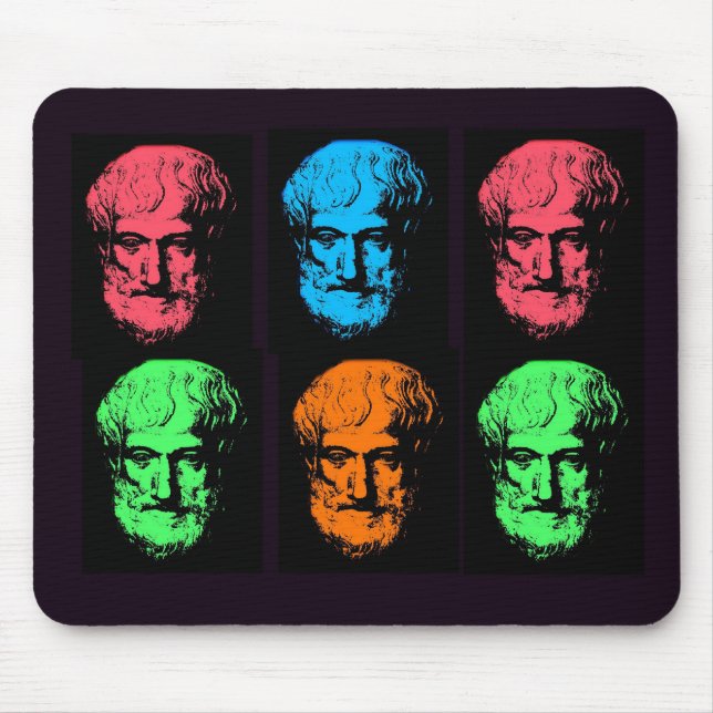 Aristotle Collage Mouse Mat (Front)