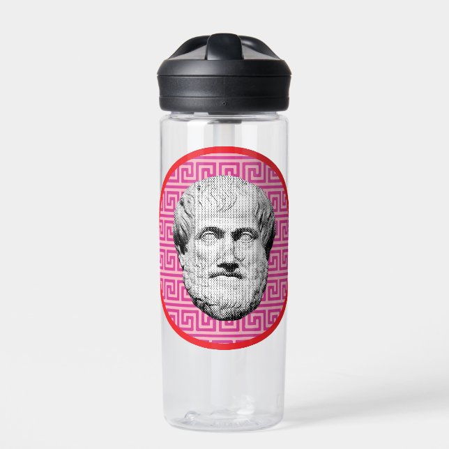 Aristotle Greek Philosopher Water Bottle (Front)