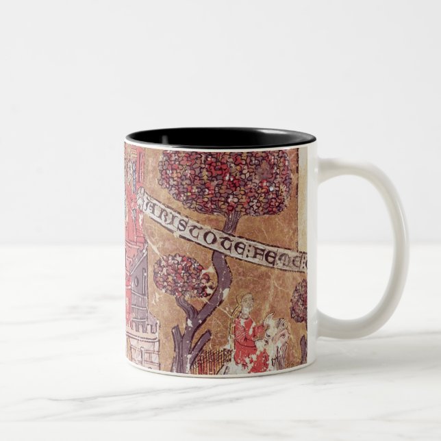 Aristotle instructs Alexander the Great in Two-Tone Coffee Mug (Right)