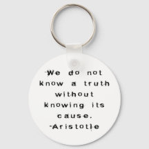 Aristotle: Know a Truth - A Philosopher's Keychain