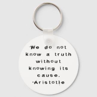 Aristotle: Know a Truth - A Philosopher's Keychain