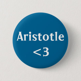 Aristotle Love Greek Philosopher 6 Cm Round Badge