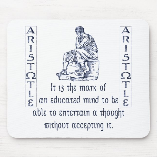 Aristotle Mouse Mat (Front)