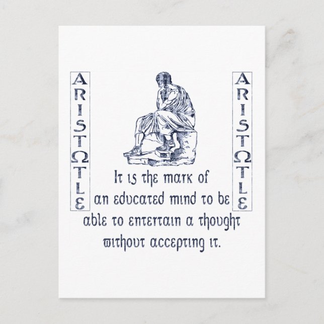 Aristotle Postcard (Front)