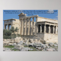 Aristotle quotation with photo of the Acropolis
