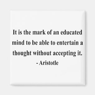Aristotle Quote 1a Magnet