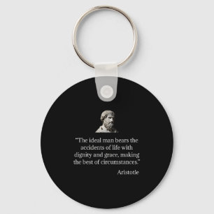 Aristotle Shirt On The Ideal Man Aristotle Philoso Key Ring