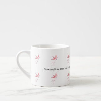 Aristotle Spring Quote Decor For Home  Espresso Cup