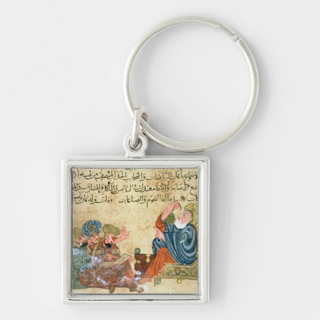 Aristotle teaching key ring (Front)