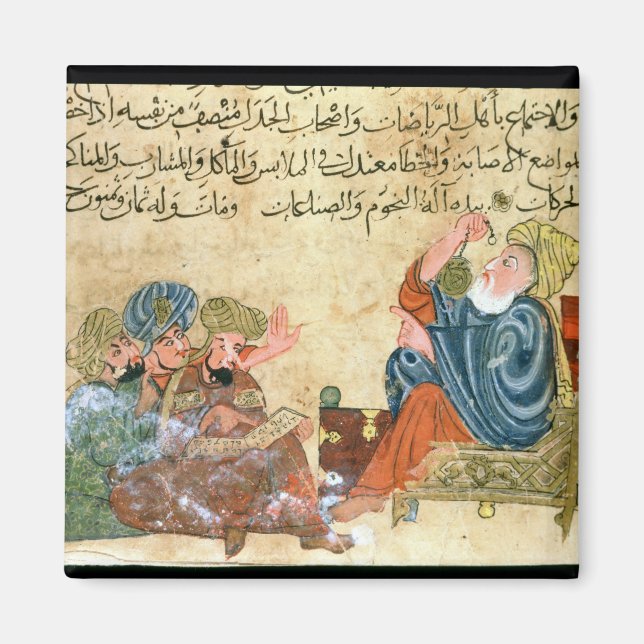 Aristotle teaching magnet (Front)