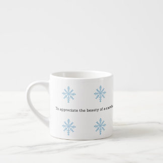 Aristotle Winter Quote Decor For Home Espresso Cup