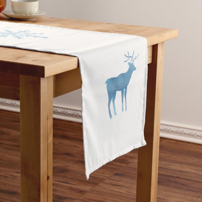 Aristotle Winter Quote Decor For Home Short Table Runner (In Situ)