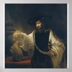 Aristotle With A Bust Of Homer by Rembrandt Poster