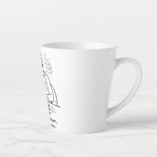 Aristotle's Guide to Moderation Latte Mug