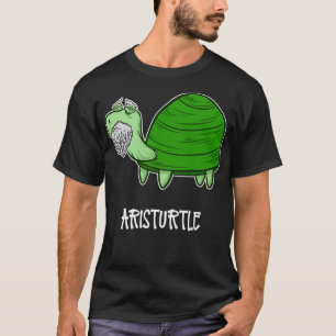 Aristurtle Aristotle as a Turtle Pun T-Shirt