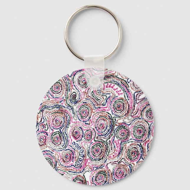 ARITHMETIC MANDALA KEY HOLDER KEY RING (Front)