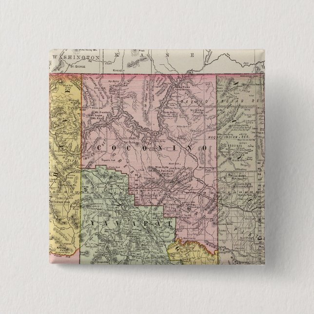 Arizona 4 15 cm square badge (Front)