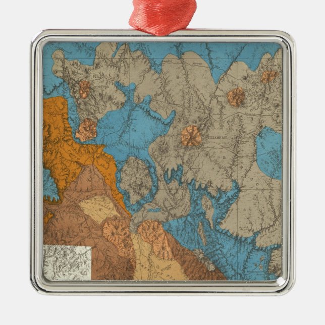 Arizona 5 metal tree decoration (Front)