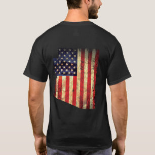 Arizona American Flag Vintage Country State T-Shirt