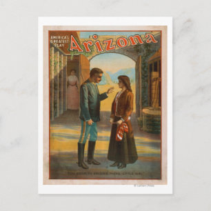 Arizona "America's Greatest Play" Poster #2 Postcard