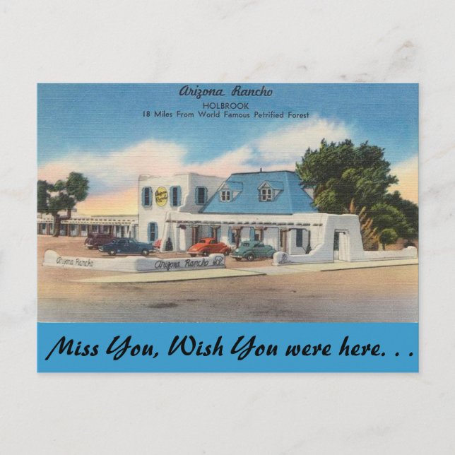 Arizona, Arizona Rancho Postcard (Front)