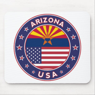 Arizona, Arizona sticker, USA states Mouse Mat
