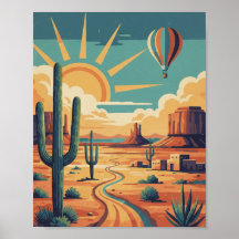 Arizona Art Travel Poster America Print Home Decor