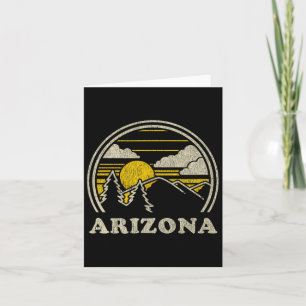 Arizona Az T Shirt Vintage Hiking Mountains Tee  Card