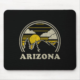 Arizona Az T Shirt Vintage Hiking Mountains Tee  Mouse Mat