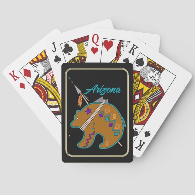 Arizona Bear Clan Playing Cards (Back)