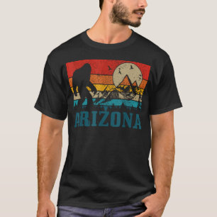 Arizona Bigfoot Vintage Mountains Hiking T-Shirt
