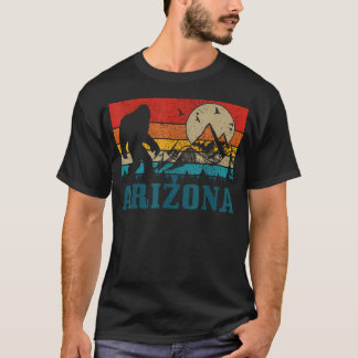 Arizona Bigfoot Vintage Mountains Hiking T-Shirt