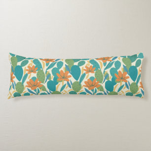 Arizona Botanical Tile Pattern Body Cushion