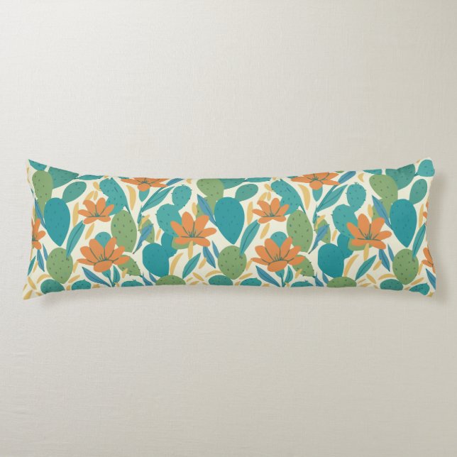 Arizona Botanical Tile Pattern Body Cushion (Front)