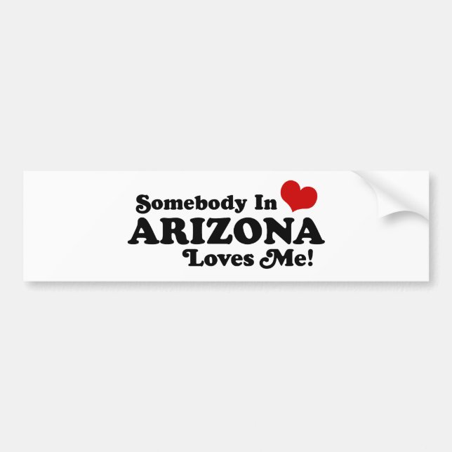 Arizona Bumper Sticker (Front)