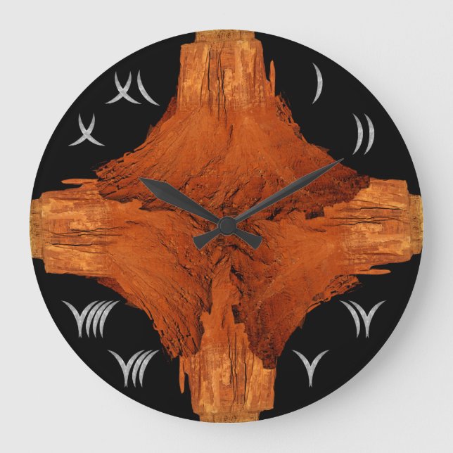 Arizona Buttes Large Clock (Front)