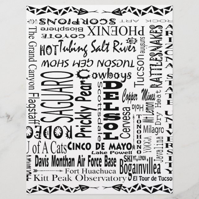 Arizona Buzz Words (Front)