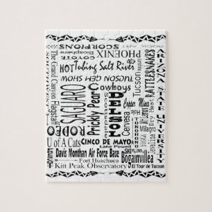 Arizona Buzz Words Jigsaw Puzzle