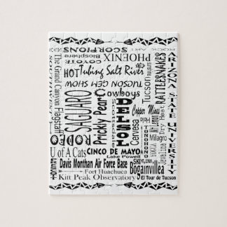 Arizona Buzz Words Jigsaw Puzzle