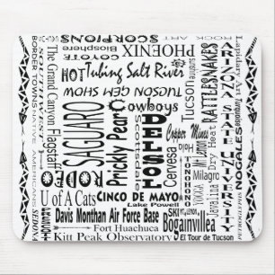 Arizona Buzz Words Mouse Mat
