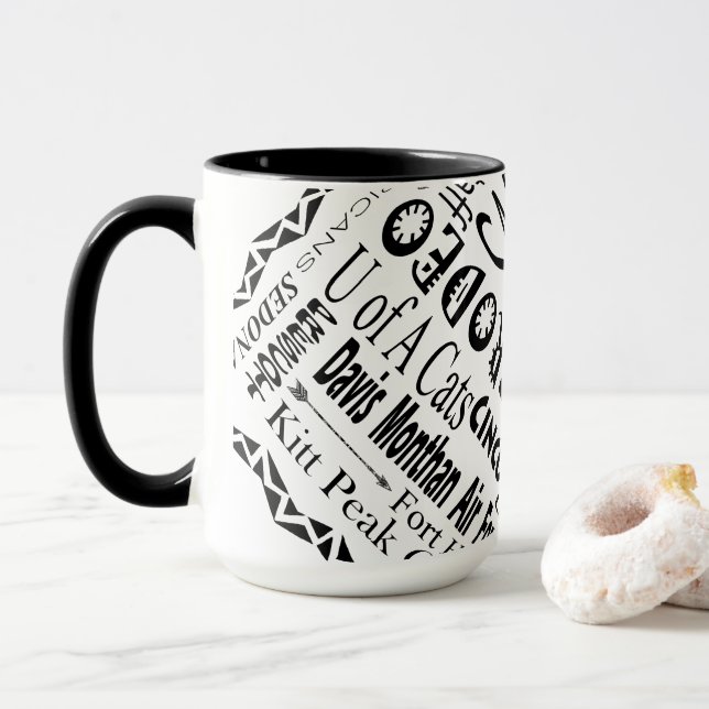 Arizona Buzz Words Mug (With Donut)