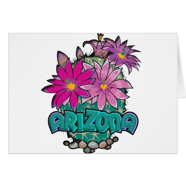 Arizona Cactus Blooms (Front Horizontal)