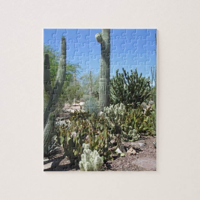 Arizona Cactus Garden Jigsaw Puzzle (Vertical)