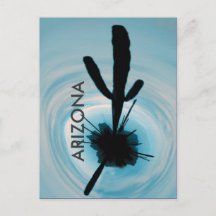 arizona cactus postcard