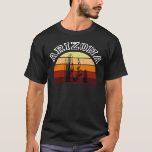 Arizona Cactus Retro Vintage T-Shirt