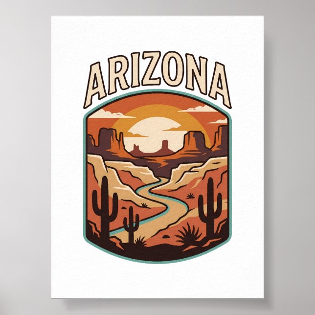 Arizona Canyon Heritage Poster (Front)