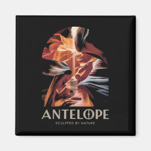 Arizona Canyon Hiking Antelope Canyon Magnet