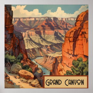 Arizona Canyon Retro Wall Decor