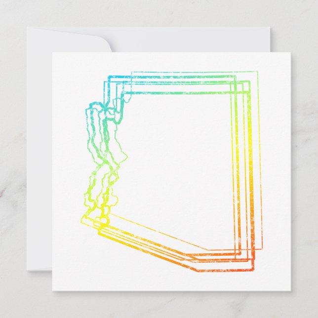 arizona chill blur invitation (Front)