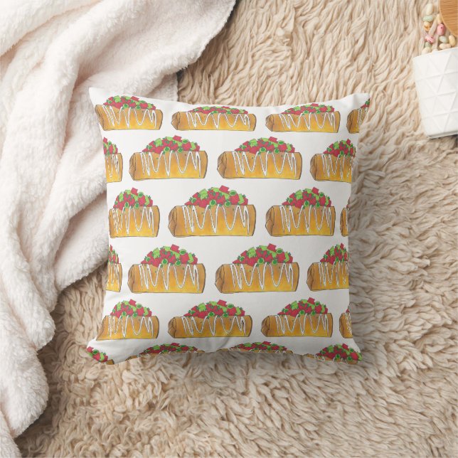 Arizona Chimichanga Foodie Burrito Tex Mex Food Cushion (Blanket)